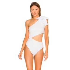 Beach Riot X Revolve One Piece in White